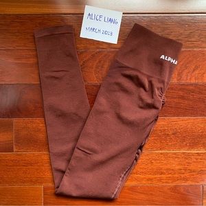 alphalete copper amplify leggings